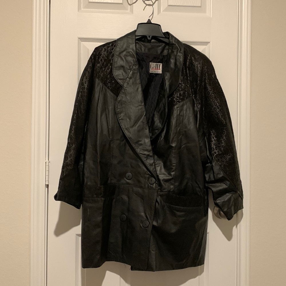 Women’s Leather Leather Coat